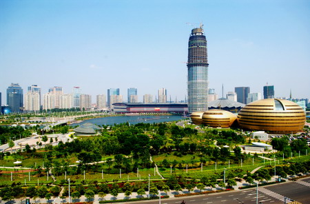 河南郑州:水域靓城郑东新区美景如画
